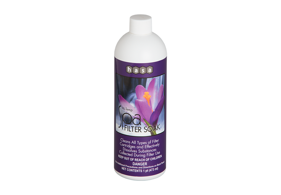 Hi-Temp Spa Filter Soak - Website Graphic
